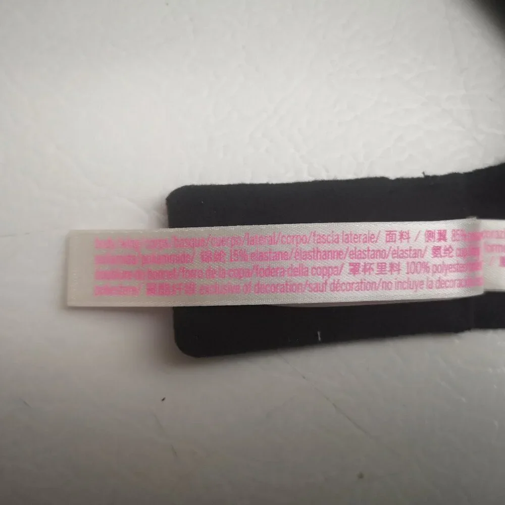 Pink Victoria's Secret Black Size 32DD Lightly Lined Underwire T-shirt Bra - Picture 5 of 7
